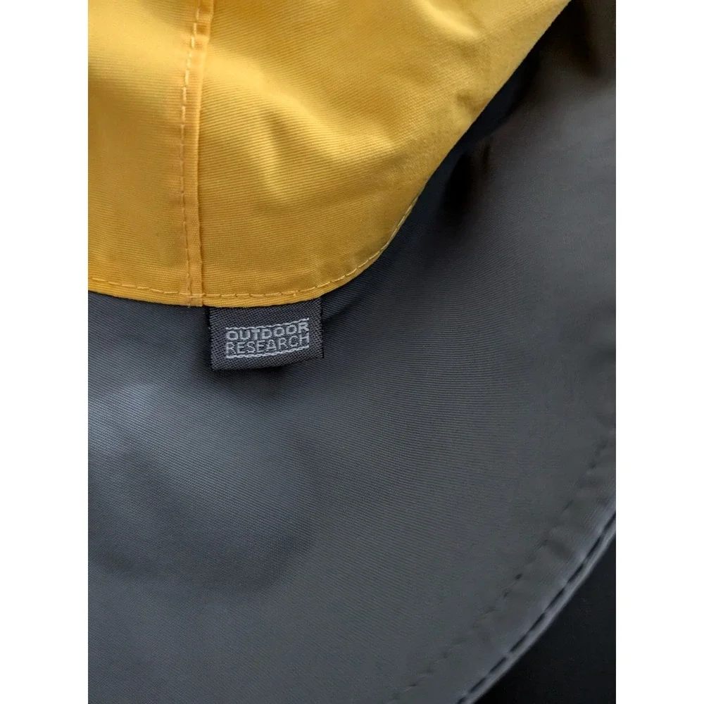 Outdoor Research Seattle Sombrero Youth Kids Hat Gray Yellow Extra Small / Small